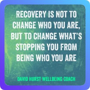 Inspirational recovery quote