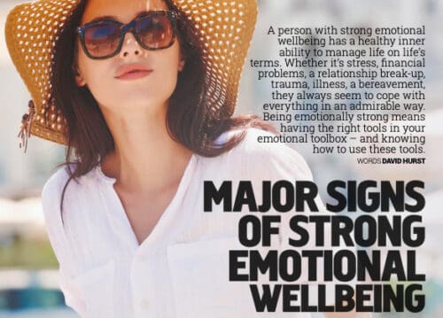 Magazine article mental health emotional wellbeing